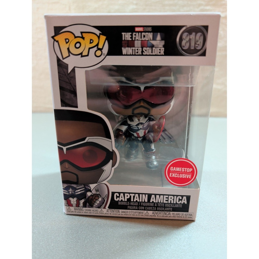 Funko Pop Marvel Captain America 819 Falcon and Winter Soldier GameStop Exclusiv